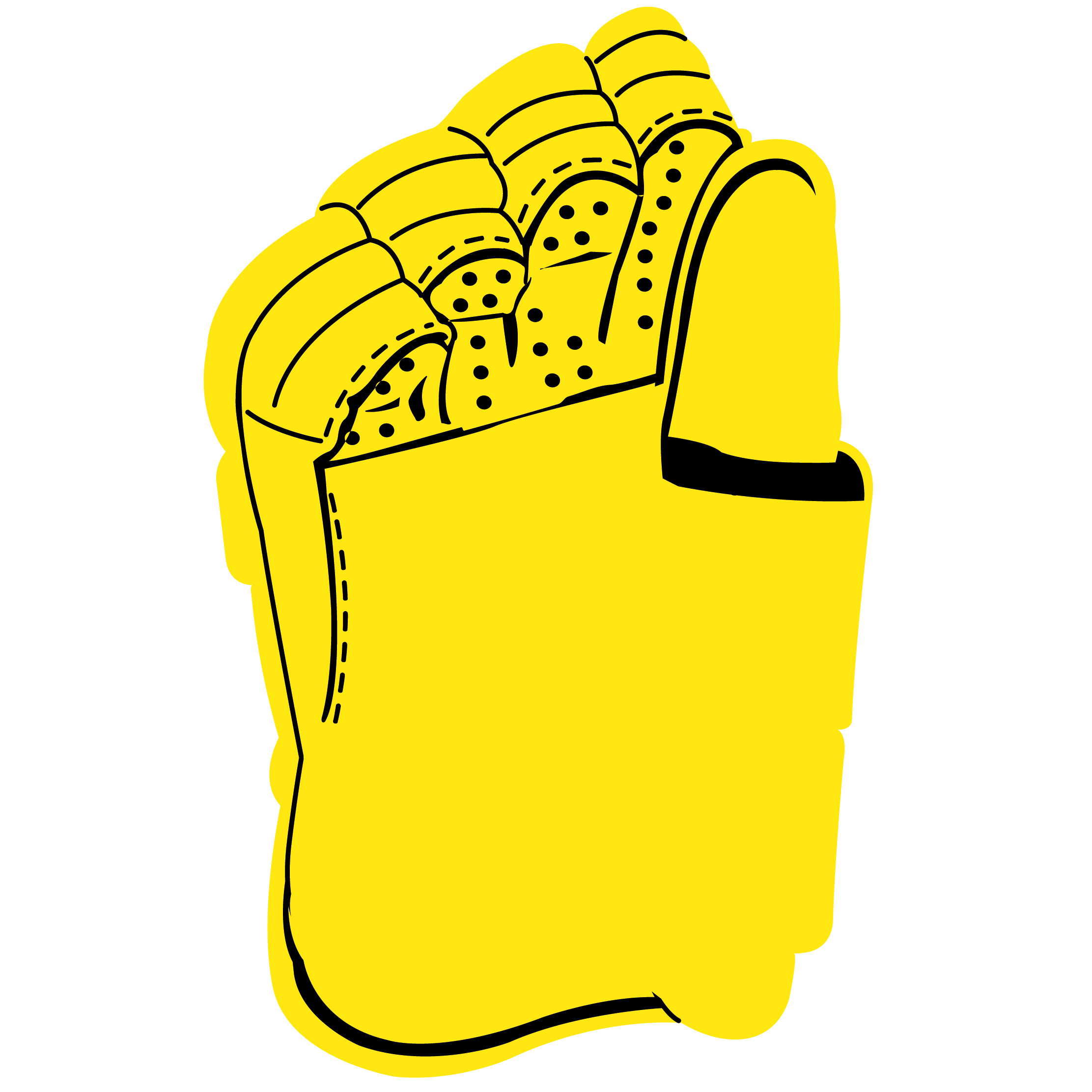 Foam Hockey Glove Hand 11