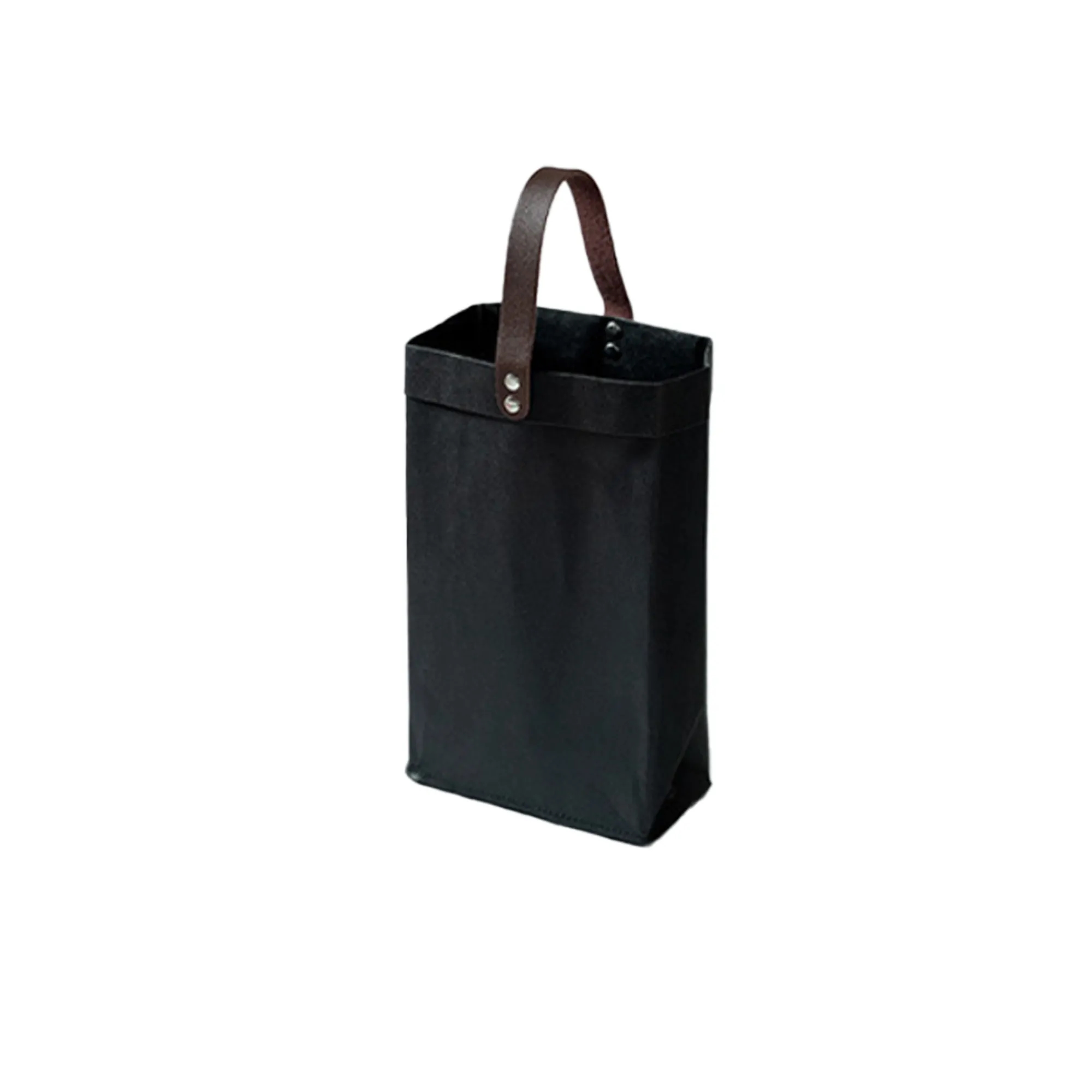 High End Washed Kraft Paper Red Wine Bag 3