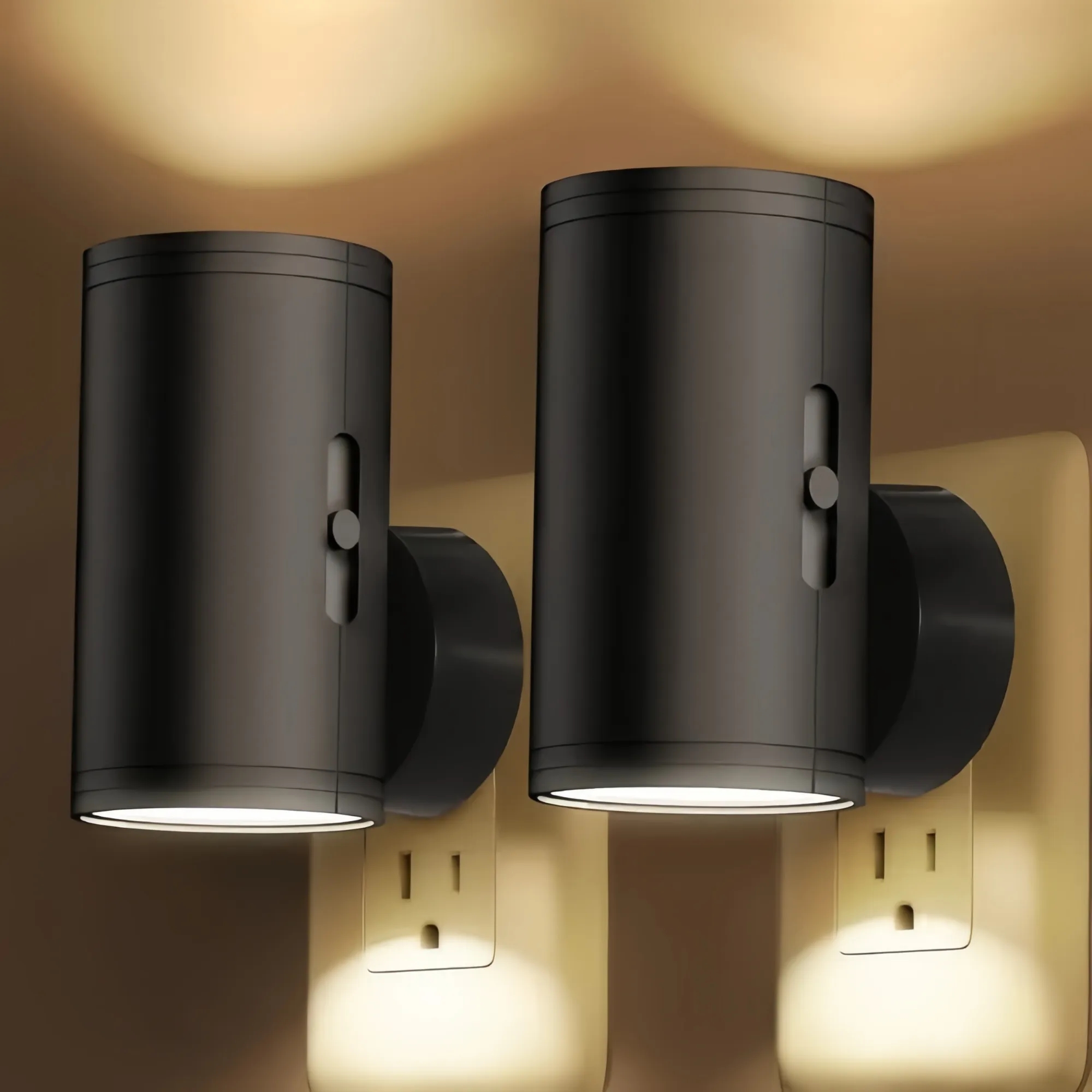 Plug in Automatic Night Light with Adjustable Brightness 2