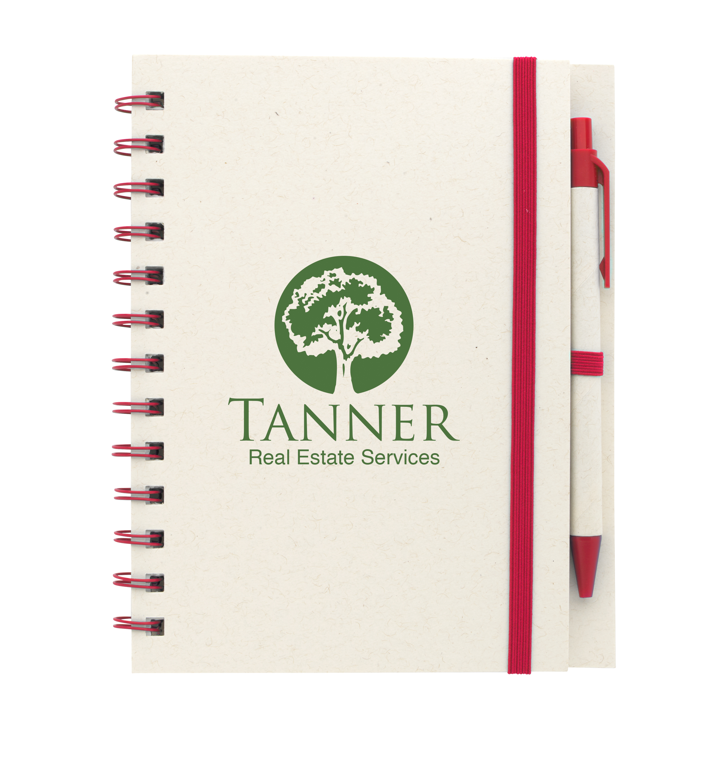 Good Value™ BoC Recycled Paper Spiral Notebook with Pen 2