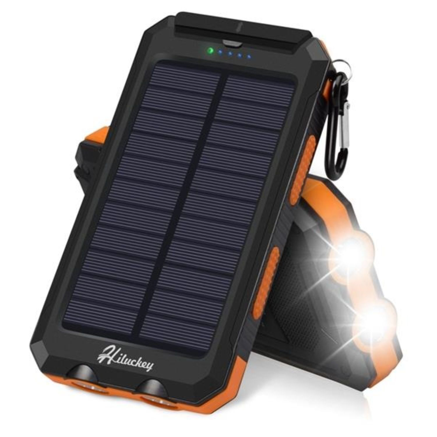 Waterproof Compass Solar Power Bank 10000mah 9