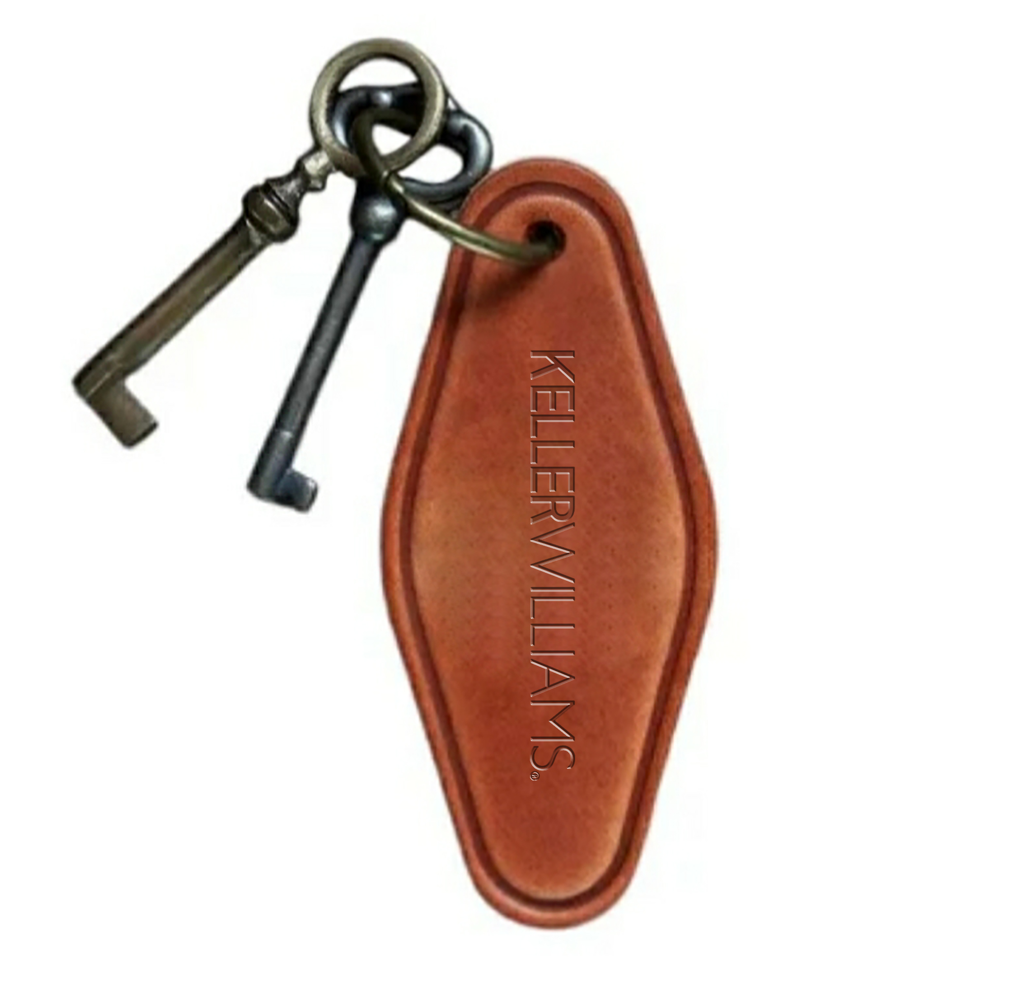 Custom Leather Motel Keychain 1