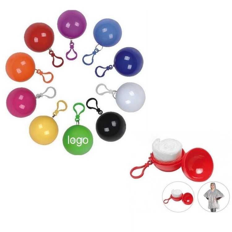 Portable Rain Poncho Ball 2