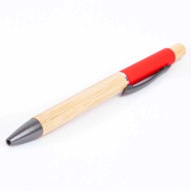 Bamboo Barrel Pen with Gun Metal Clip 11