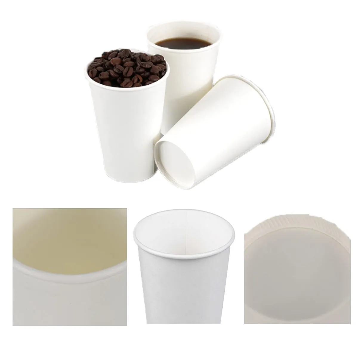 20 OZ Insulated Double Wall Paper Cup for Hot or Cold Drinks 5