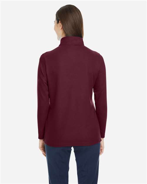 Women's Fusion ChromaSoft™ Pique Quarter-Zip Pullover - CE405W 60