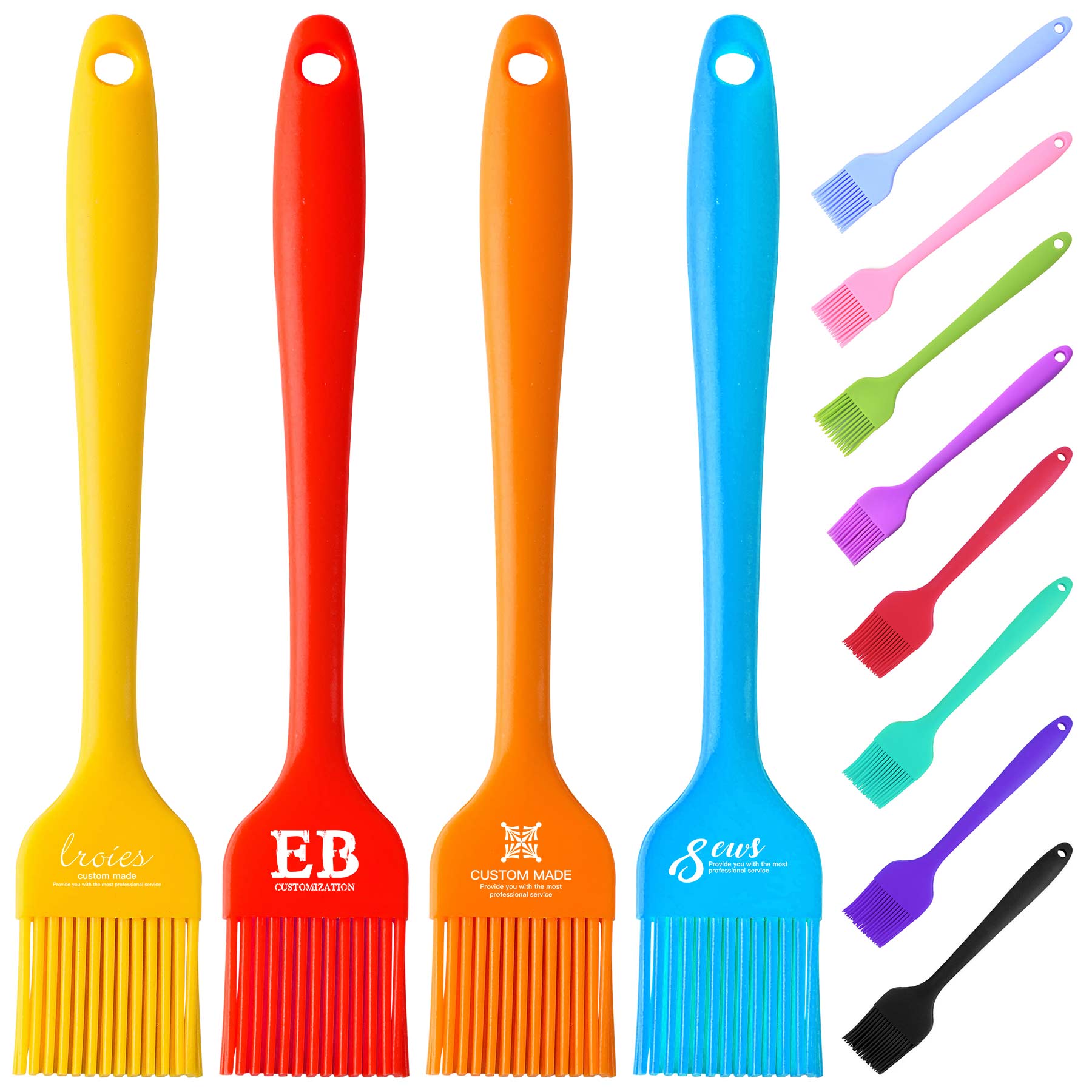 Multi-Colored Silicone Barbecue Brush 1