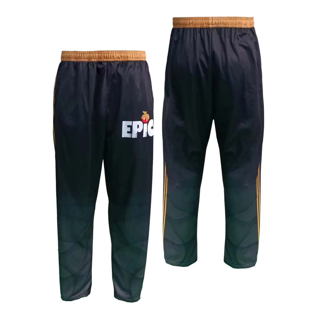 Men's Lightweight Smooth Polyester Pocket Pants with Fleece Backing 3