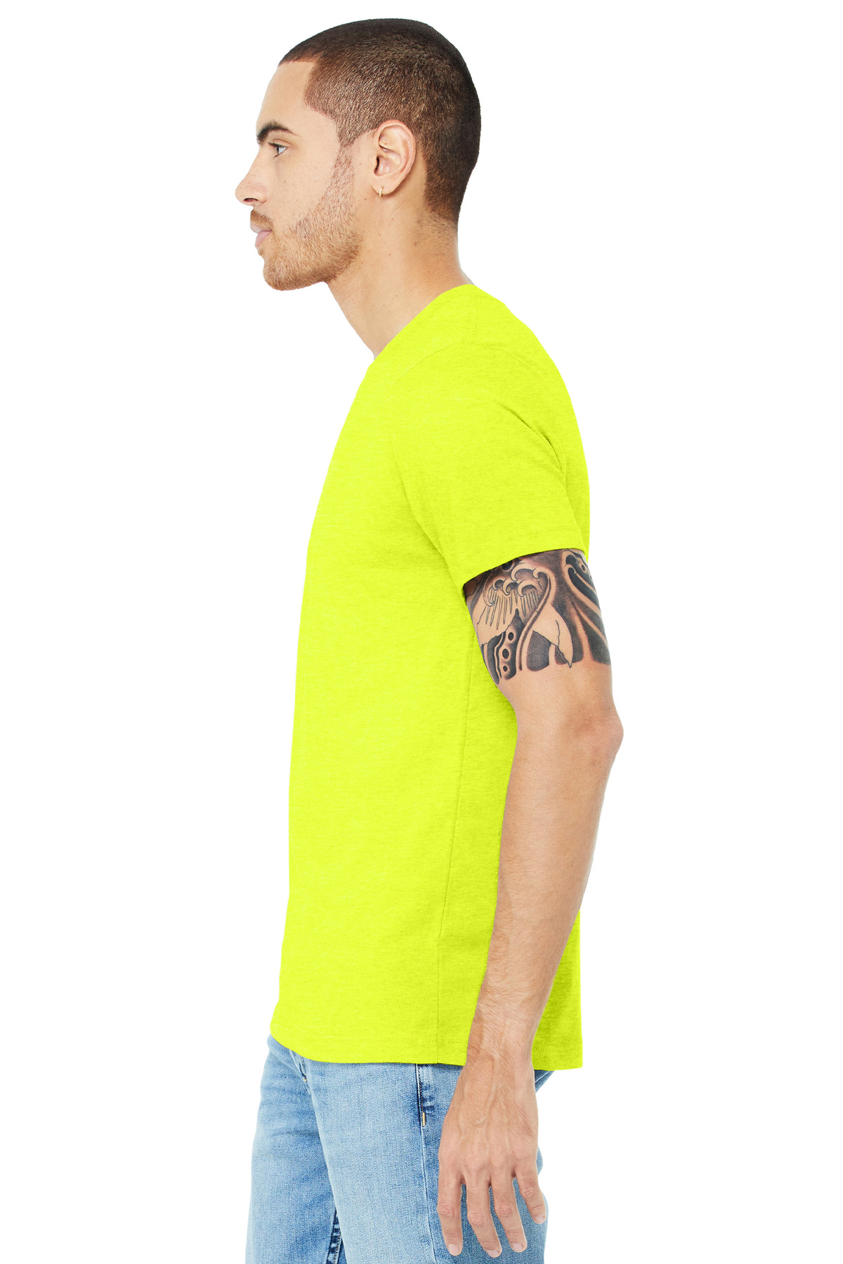 BELLA+CANVAS Unisex Heather CVC Short Sleeve Tee. BC3001CVC 256