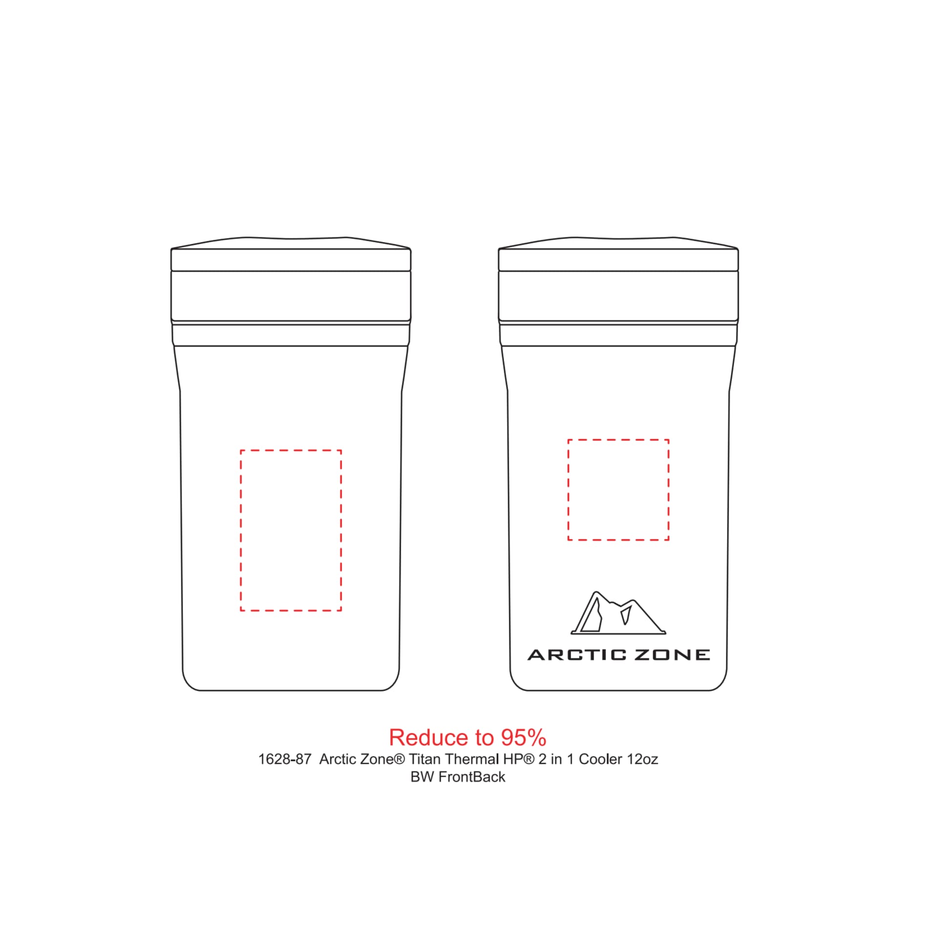 Arctic Zone® Titan Thermal HP® 2 in 1 Cooler 12oz 54