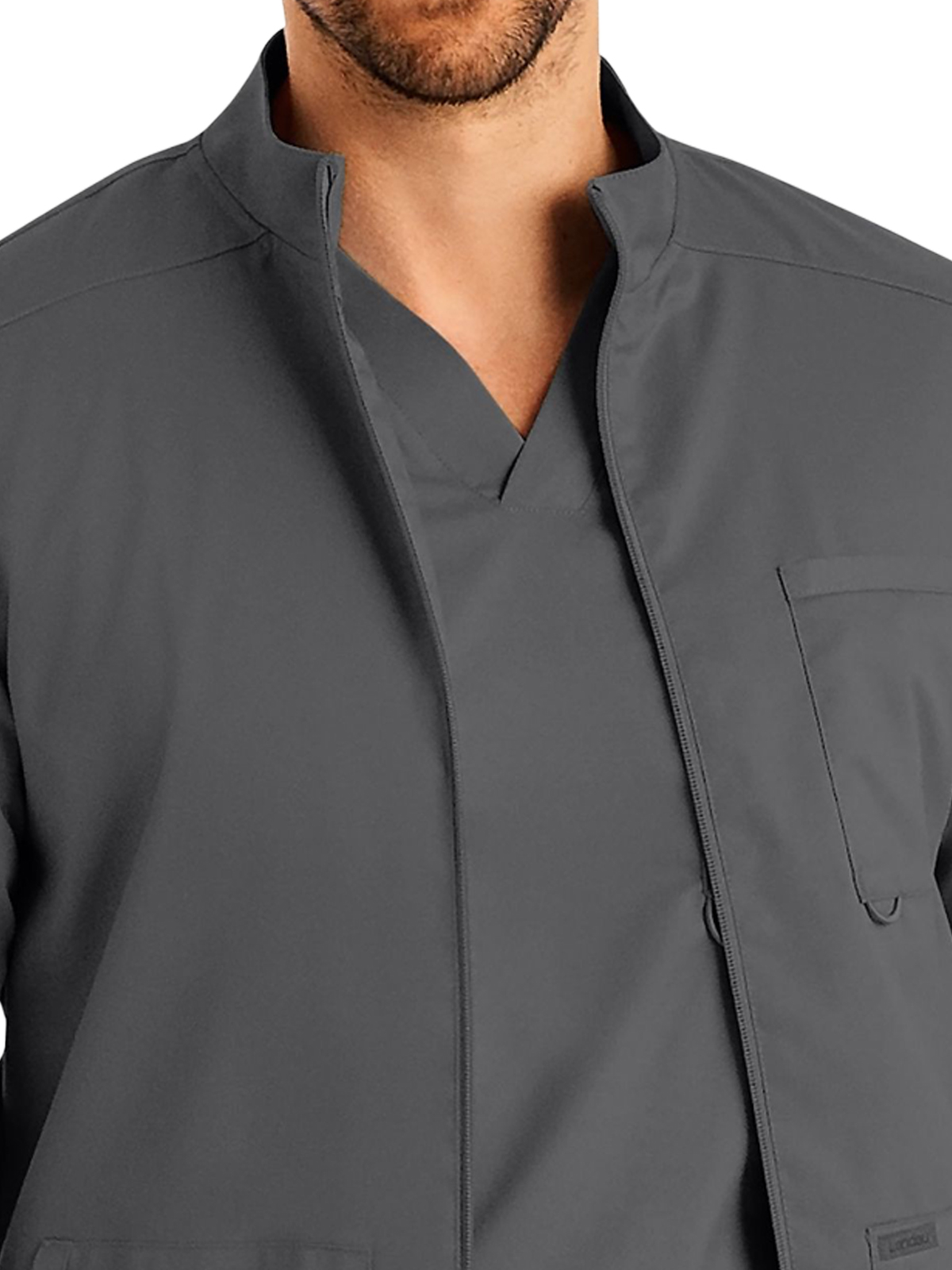 Landau - ProFlex - Men's Four-Pocket Mock Neck Zip-Front Jacket 34