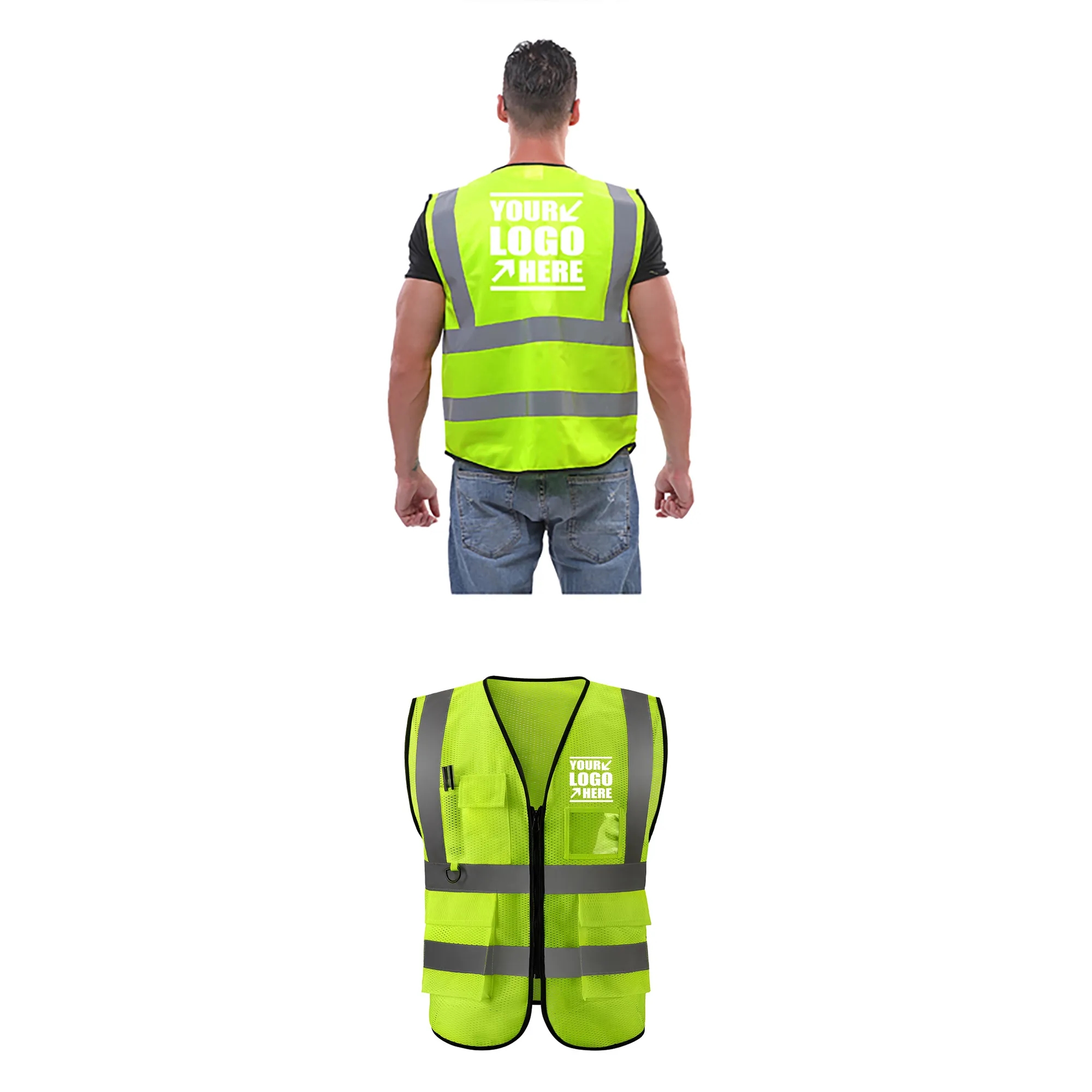 Reflective High Visibility Safety Vest 3