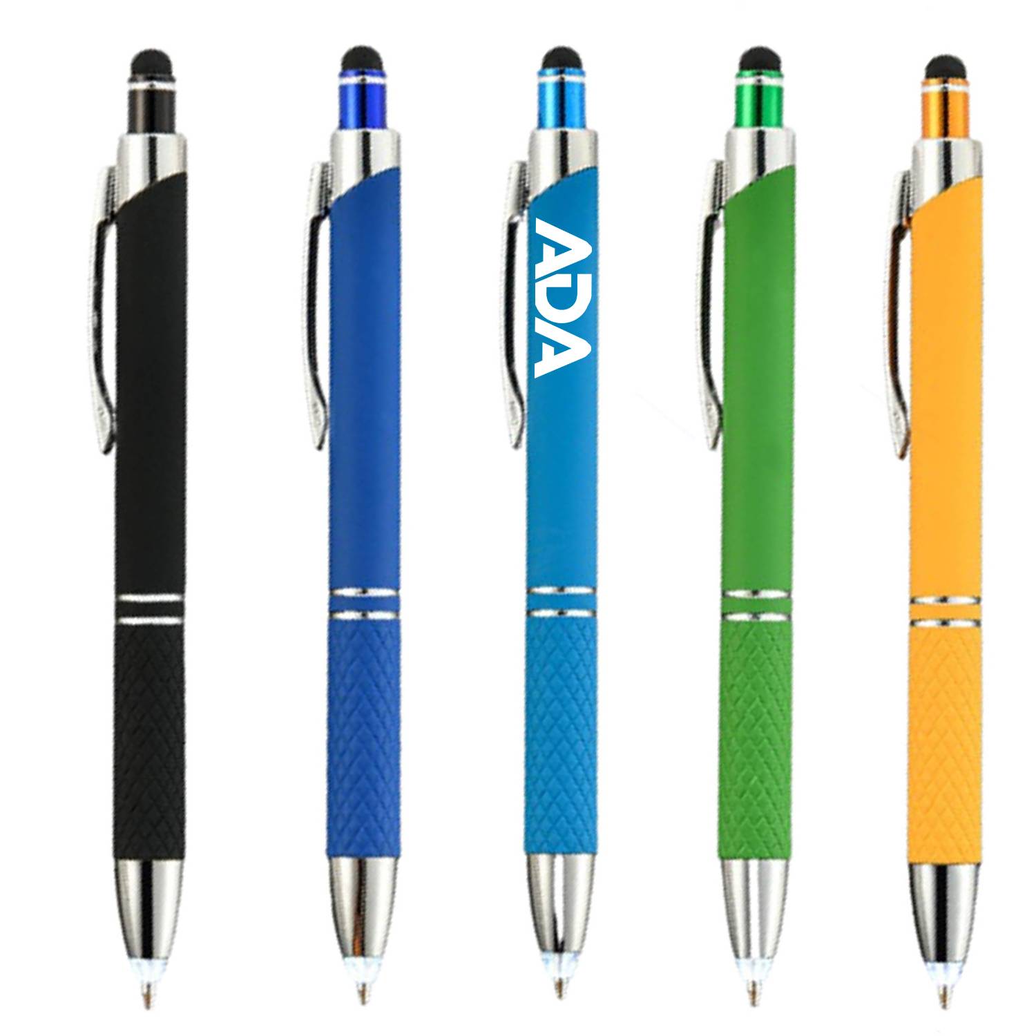 3 in 1 Metal LED Stylus Ballpoint Pen 9