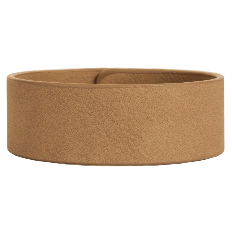 9 1/2" x 1" Light Brown Leatherette Cuff Bracelet 5