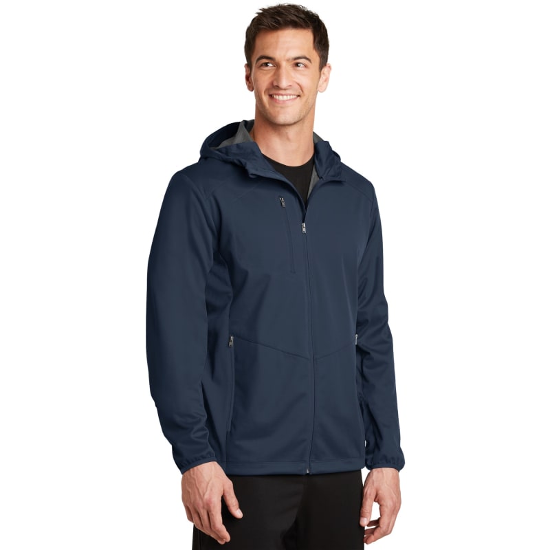 Port Authority Active Hooded Soft Shell Jacket. 9
