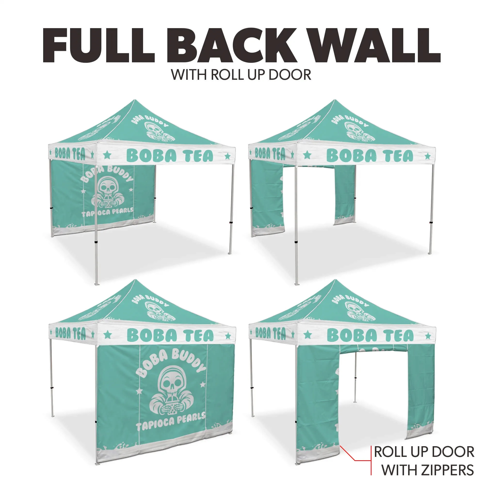 10ft x 10ft Custom Food Concession Canopy Tent Package 8