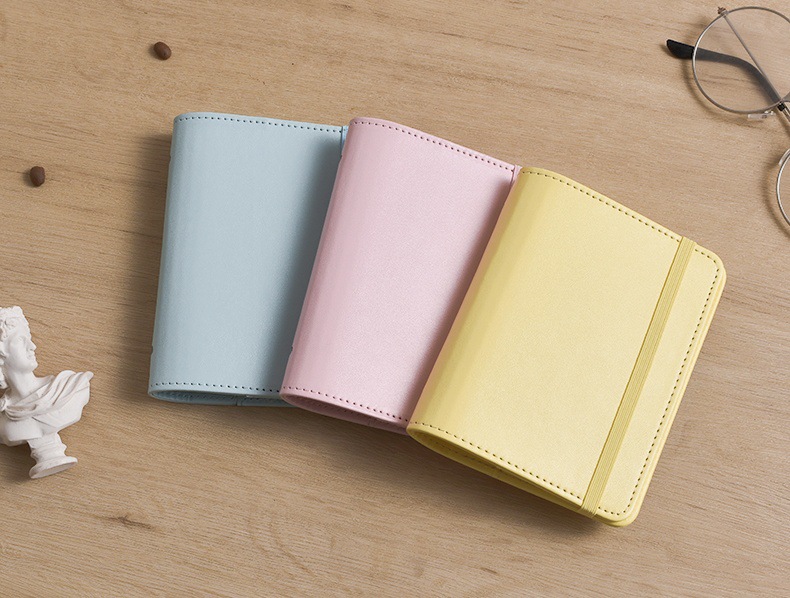 Durable leather binder with D-rings 7