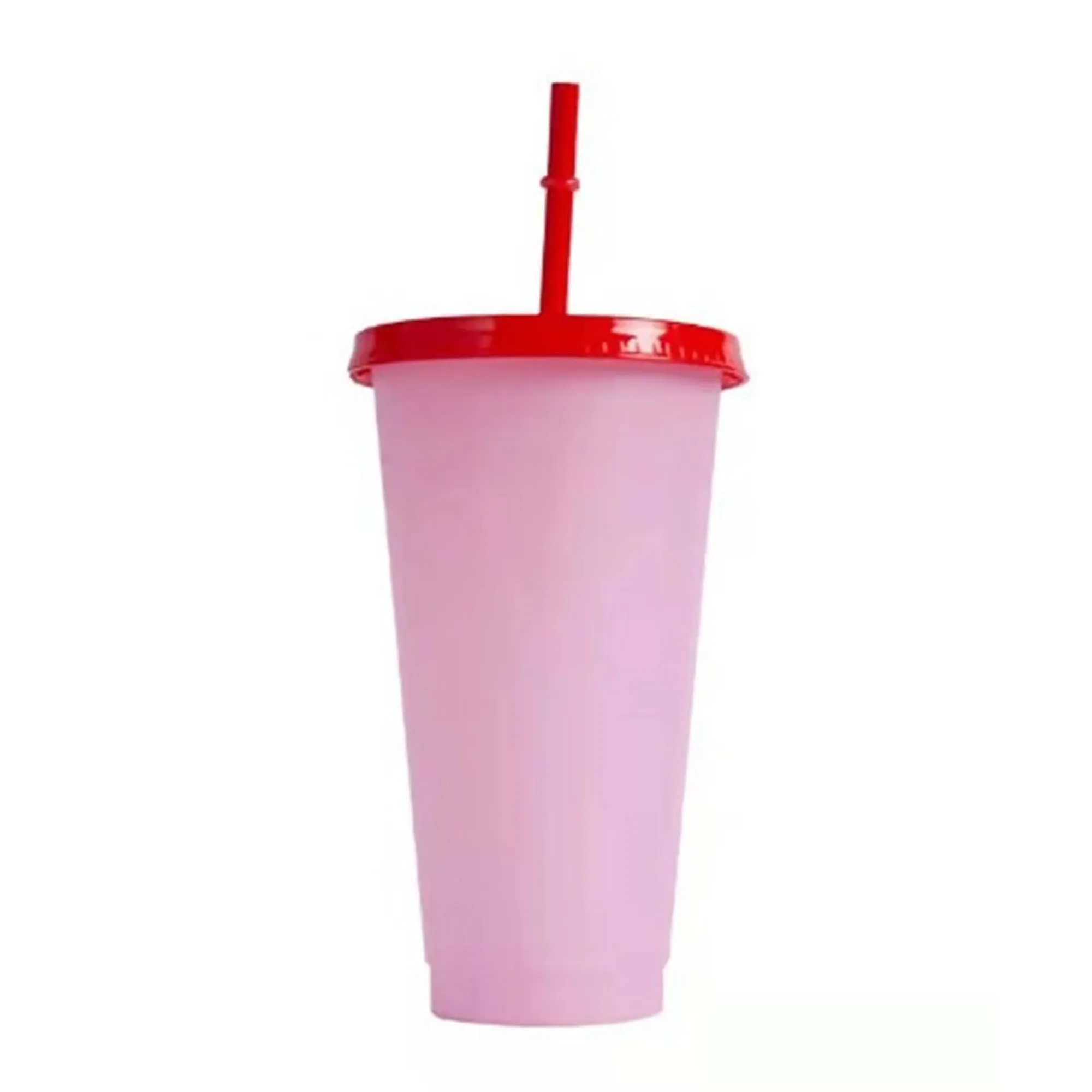 24Oz Reusable PP Cups with Lid and Straw 4