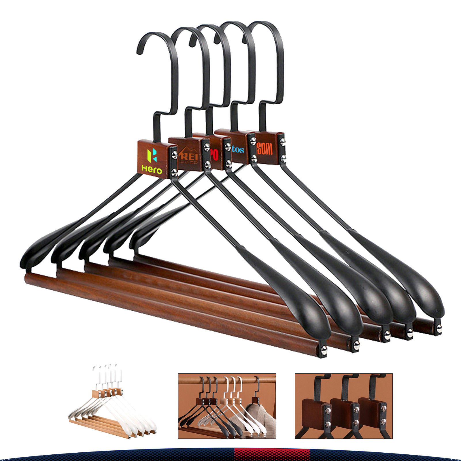 Geio Wooden Hanger 2