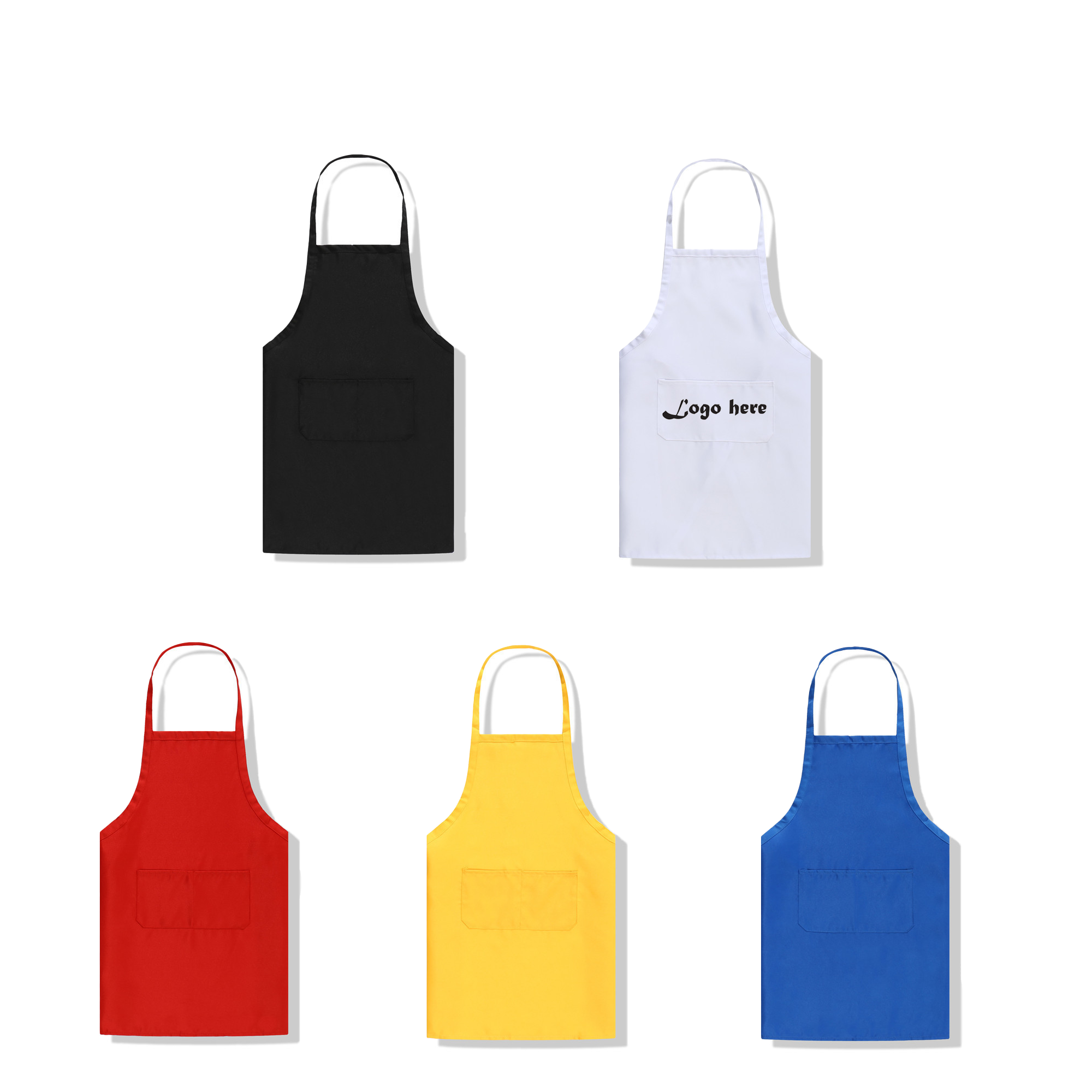 Kitchen Neck-Hanging Wear-Resistant Work Apron 1
