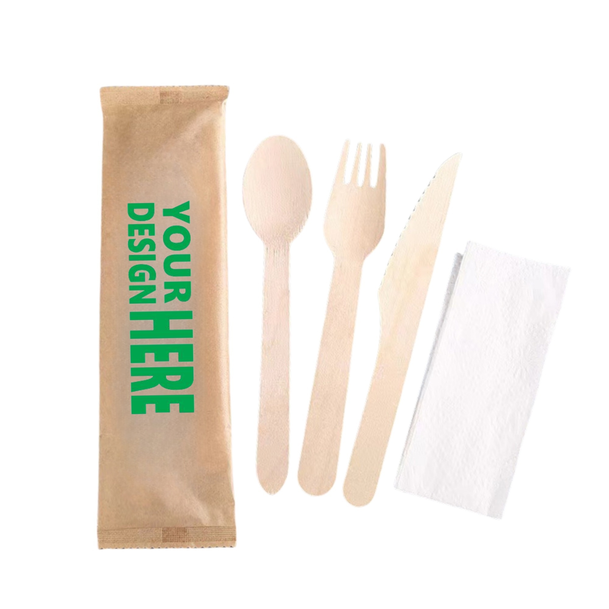 Eco-Friendly Wooden Cutlery Set 2