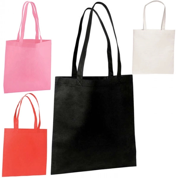 Flat Non-Woven Tote Bags (14.5 " x 13.5 " ) 3