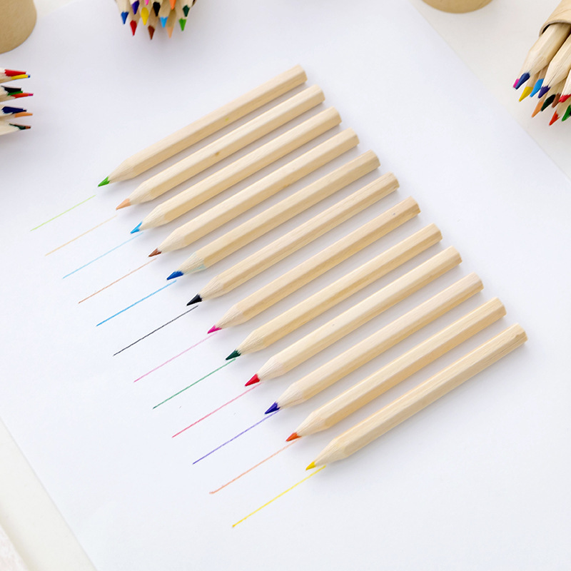 12 Pack Colored Pencils With Sharpener In Tube 1