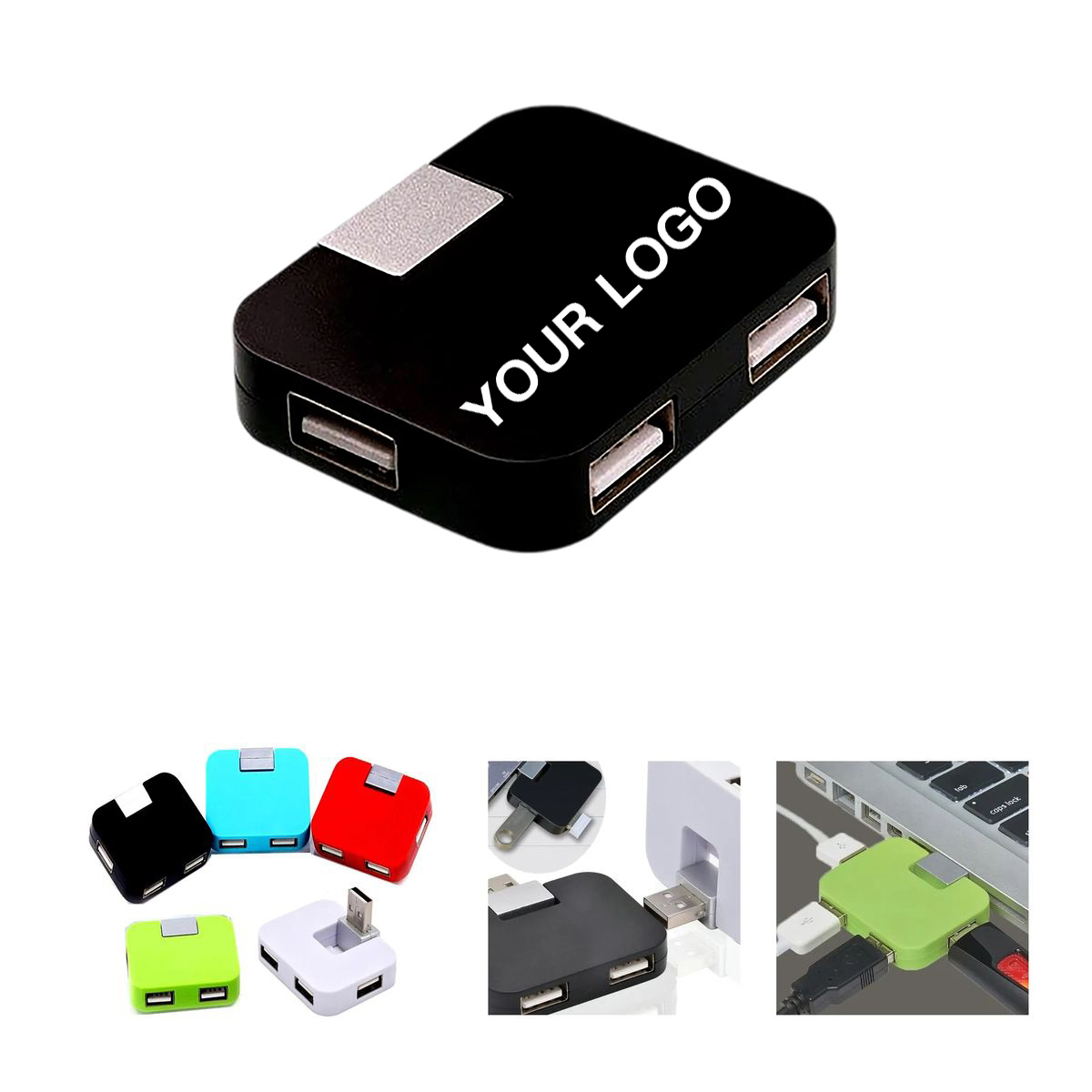 Mini USB 2.0 Hub for Laptops and Devices 6