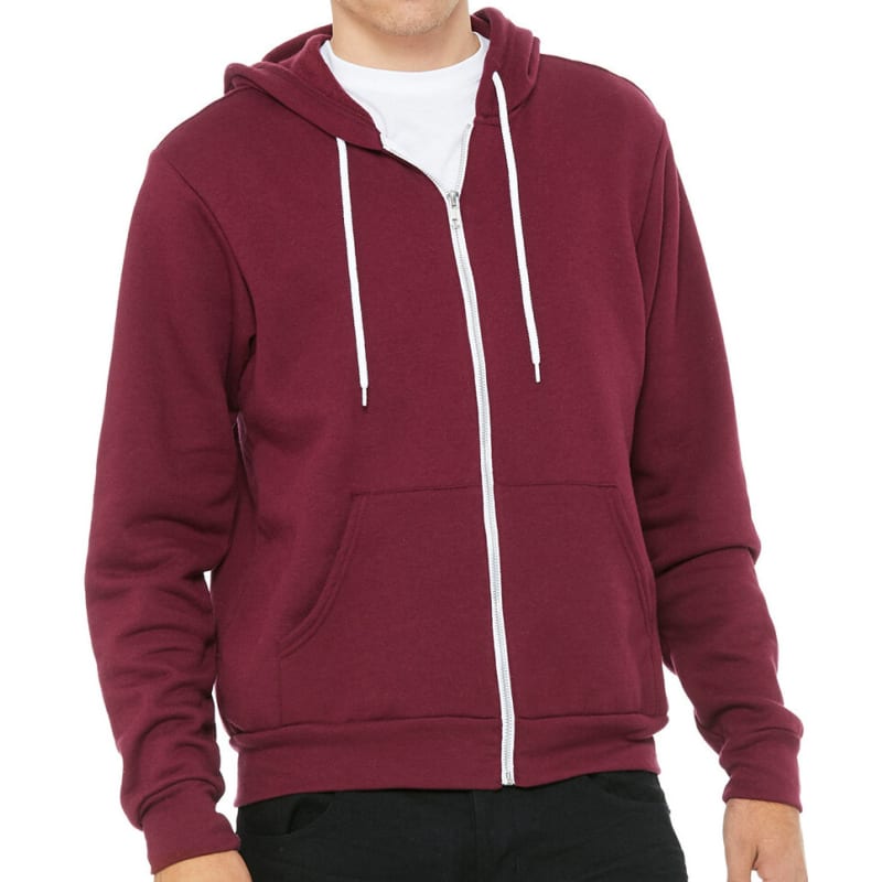 Bella Unisex Poly-Cotton Fleece Full-Zip Hoodie 86