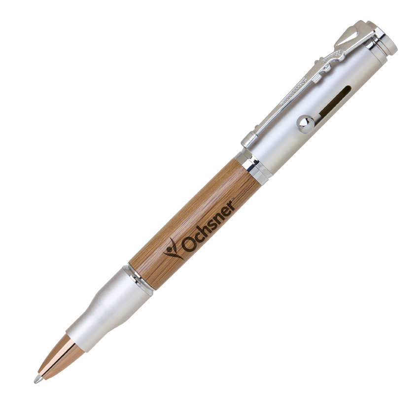 Bullet-III Bamboo Bolt Action Pen 5