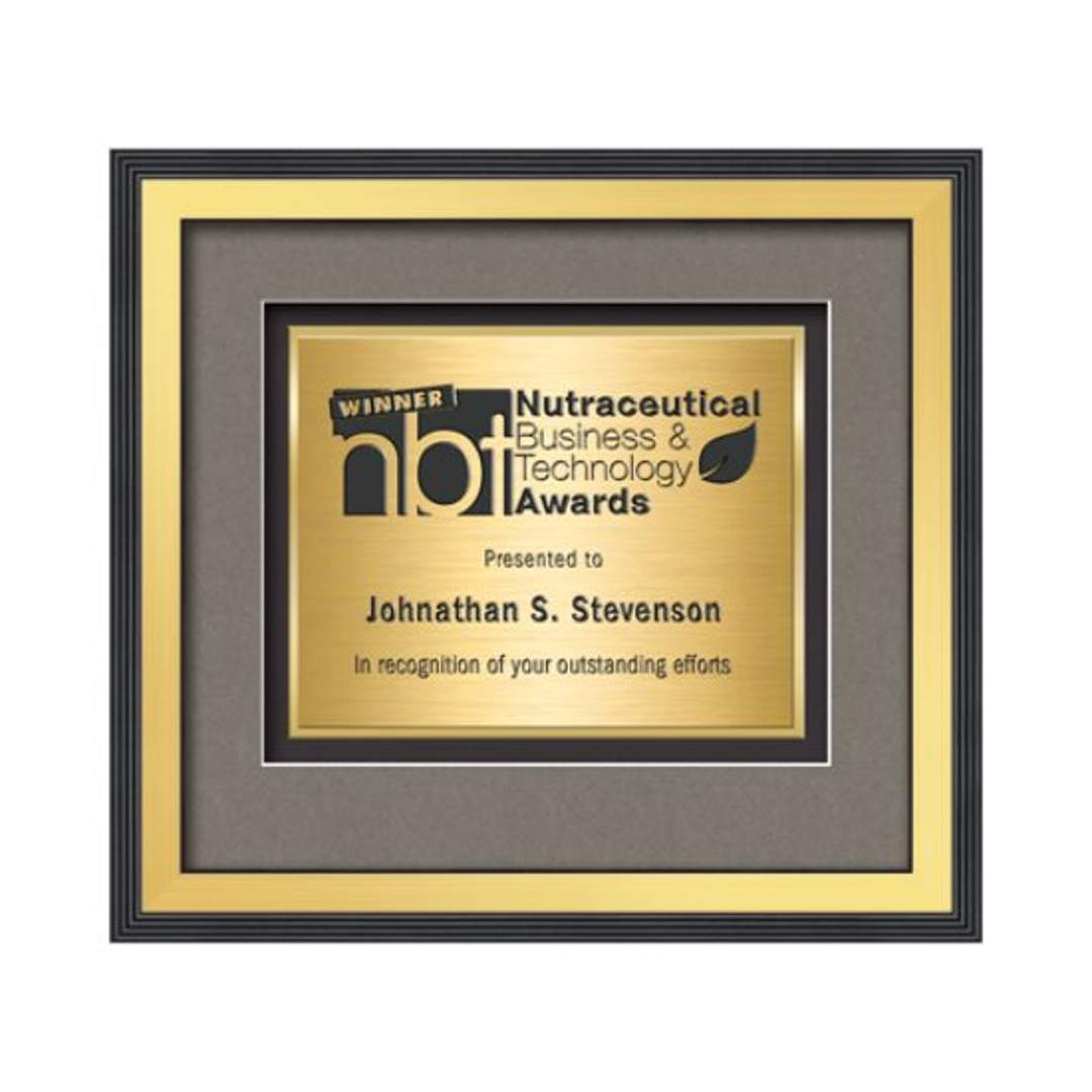 Jasper Certificate TexEtch Horiz - Gold 8