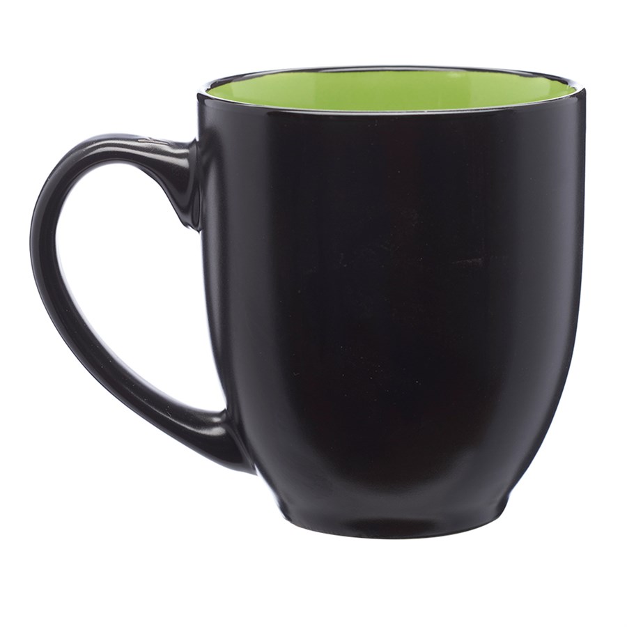 Two-Tone Bistro Style Ceramic Mug, 16 oz. 12