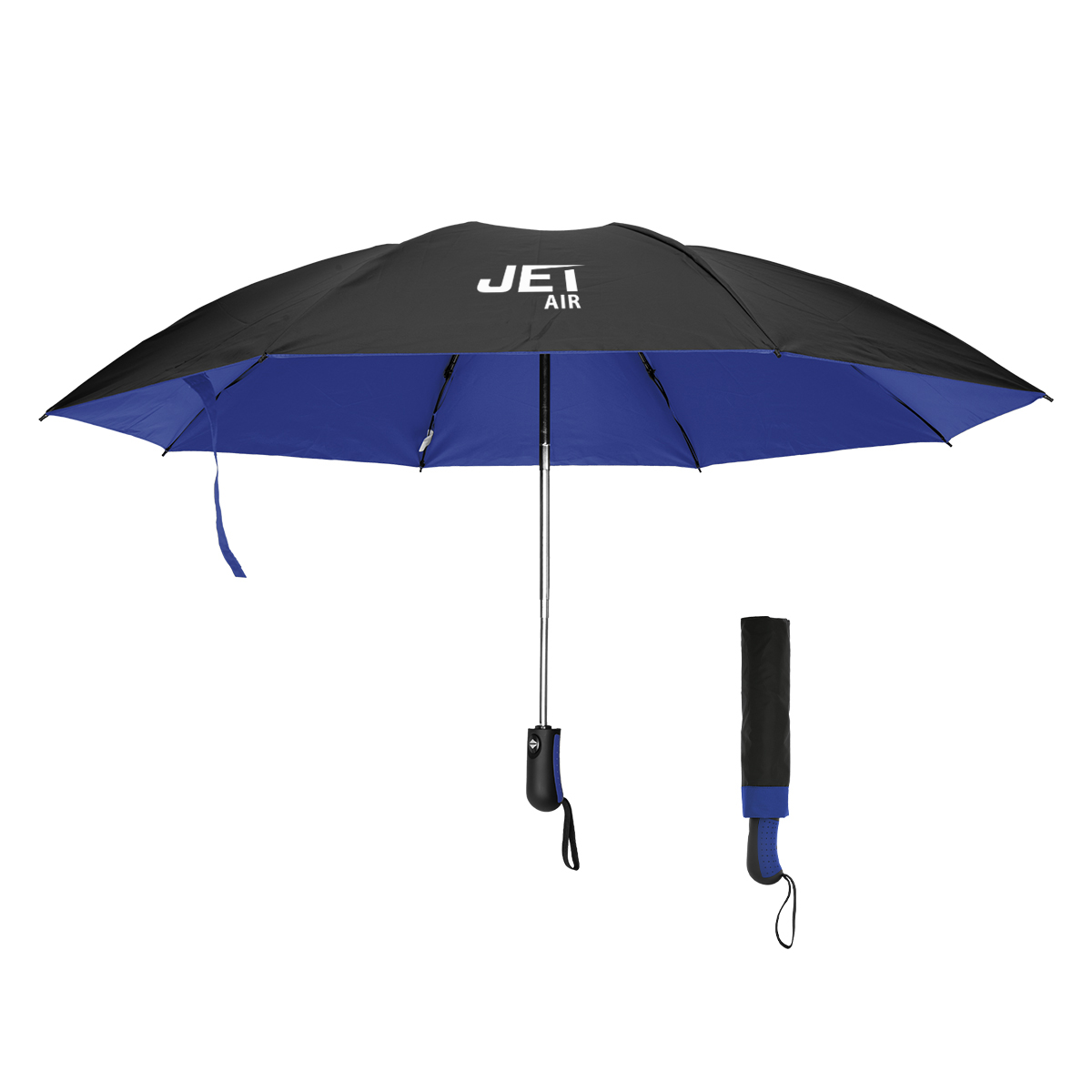 46" Arc Two-Tone rPET Inversion Umbrella 11