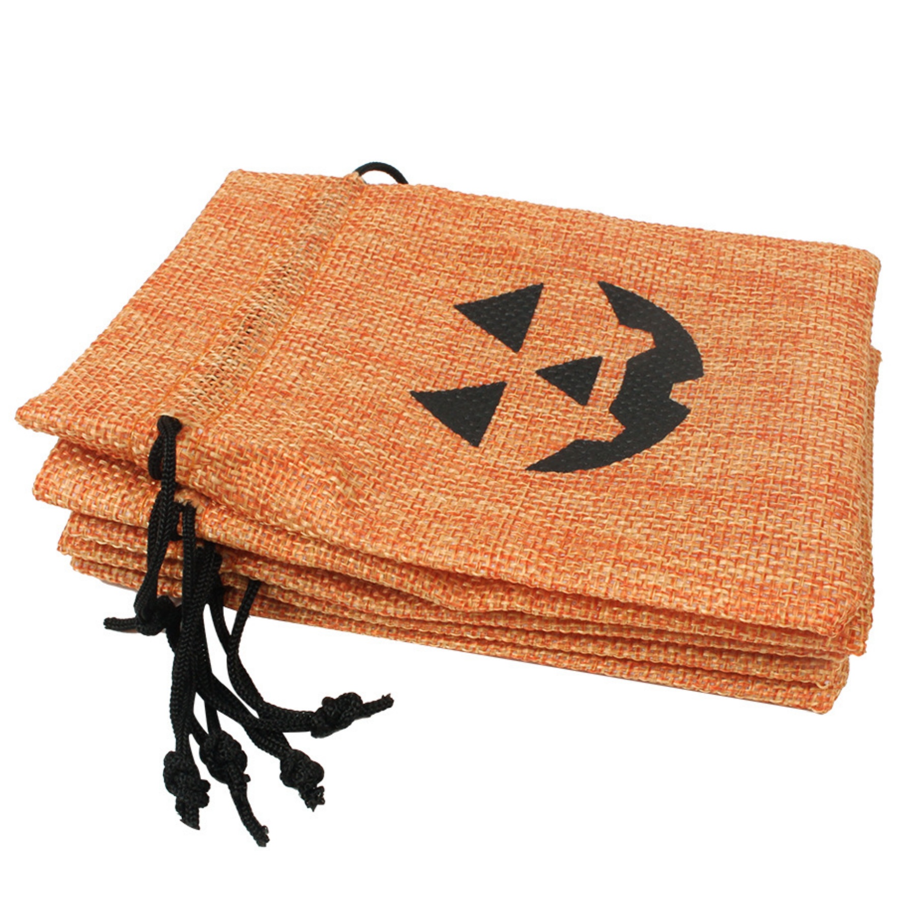 Halloween Burlap Drawstring Candy Bag 5