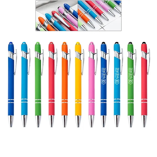 Engraved Alpha Soft Stylus Touch Pen 4