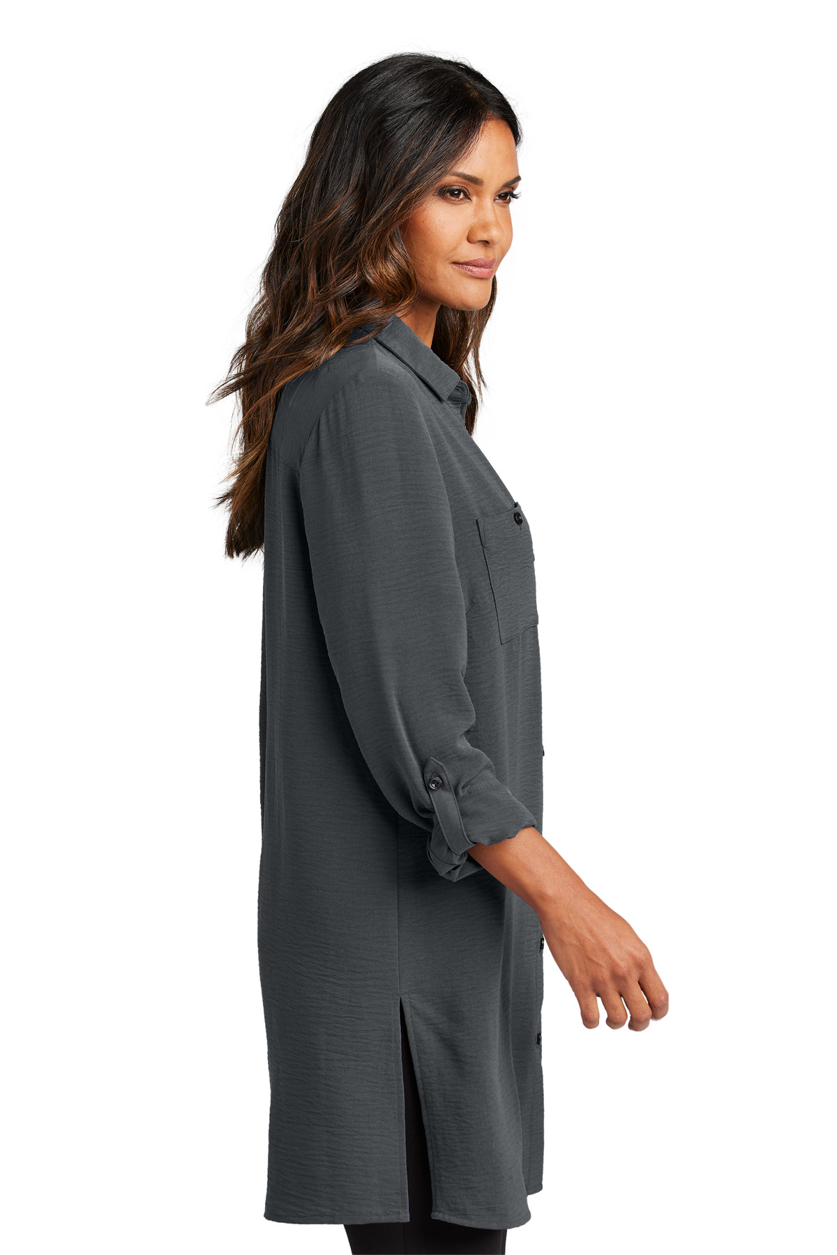 Port Authority Women's Textured Crepe Long Tunic LW715 15