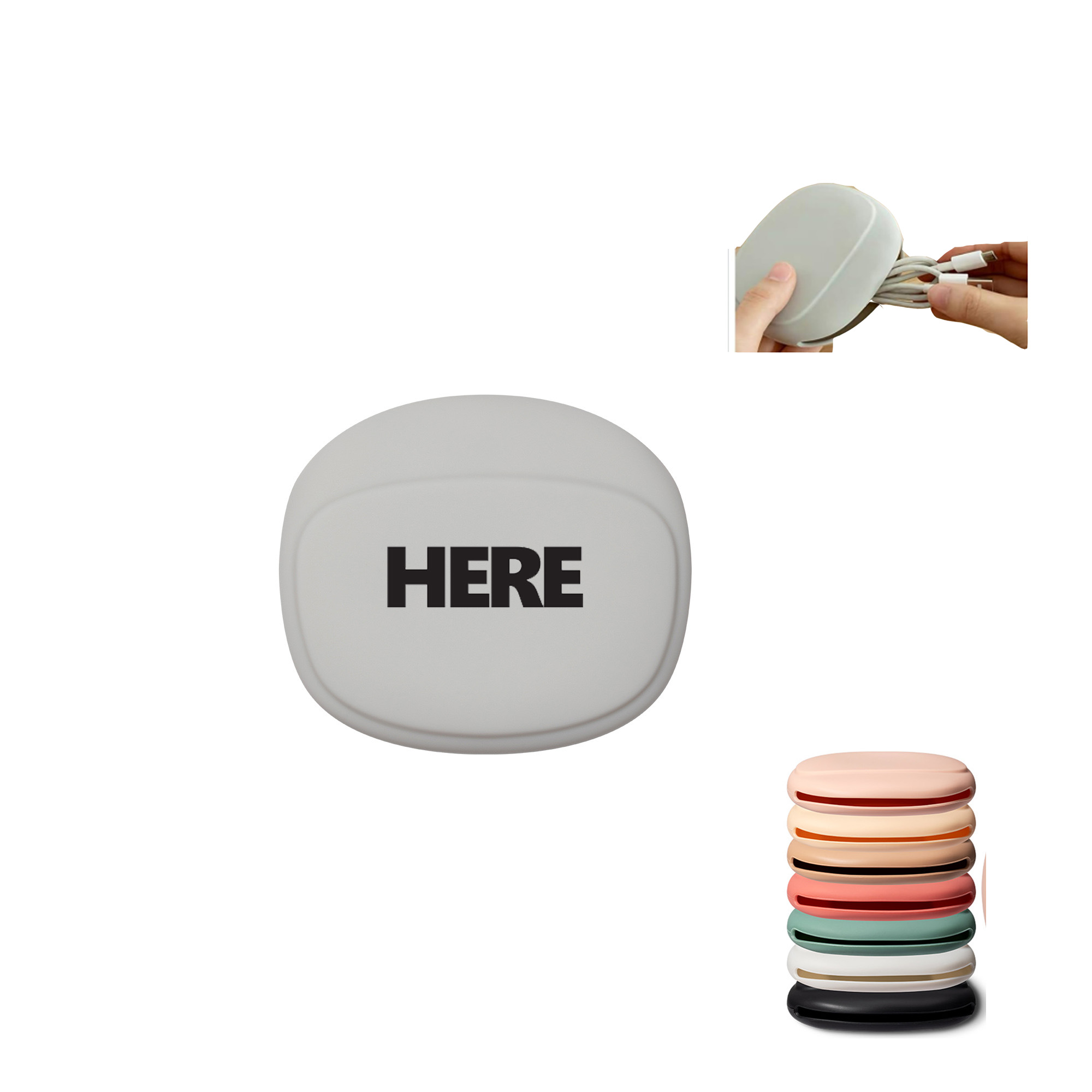 Portable Silicone Headphone Organizer 2