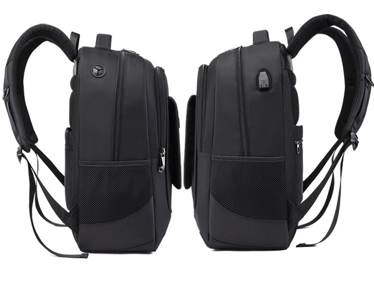 Waterproof Leisure Laptop Bags Decompression With USB Port 9