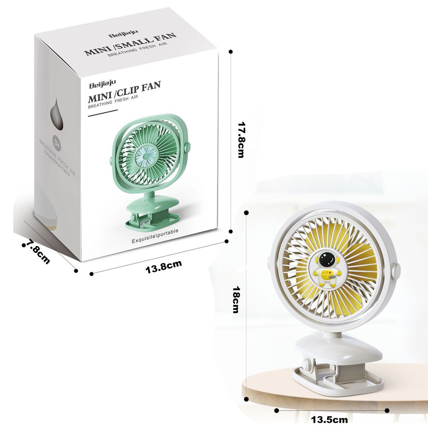 Mini USB Desk Fan 2