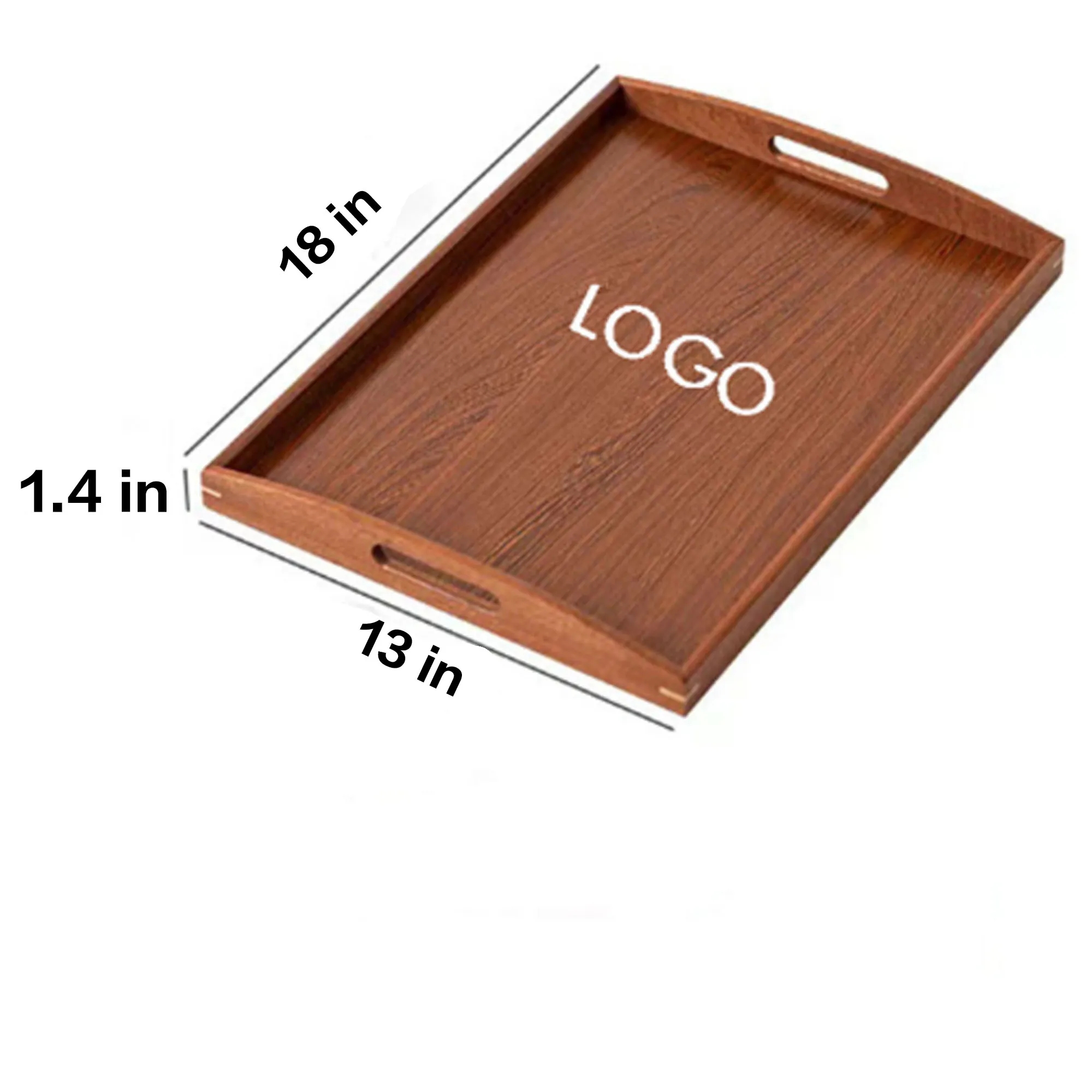 Wooden Tray With Handles 1