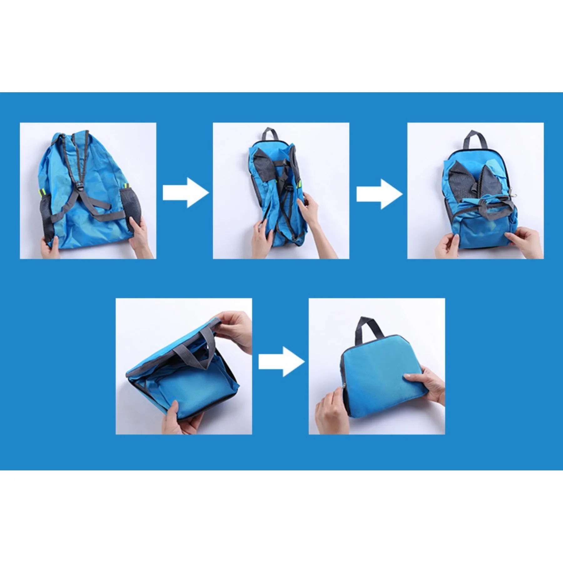 Waterproof Foldable Travel Backpack With A Pouch 3