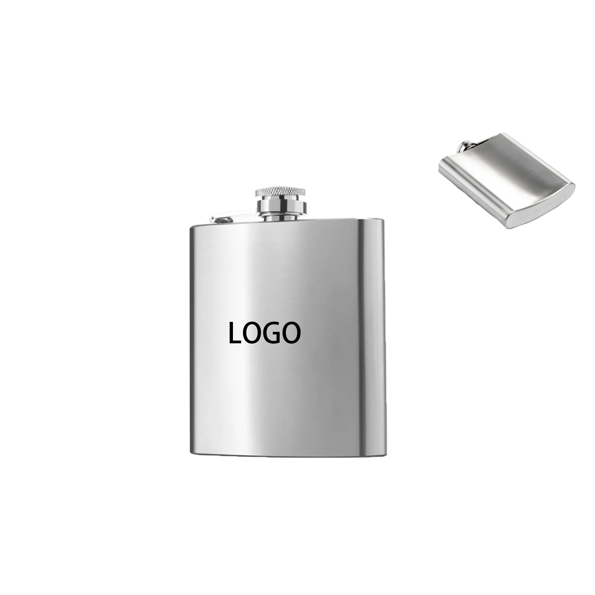 Convenient Stainless Steel Flask, custom water bottle with logo imprint 2