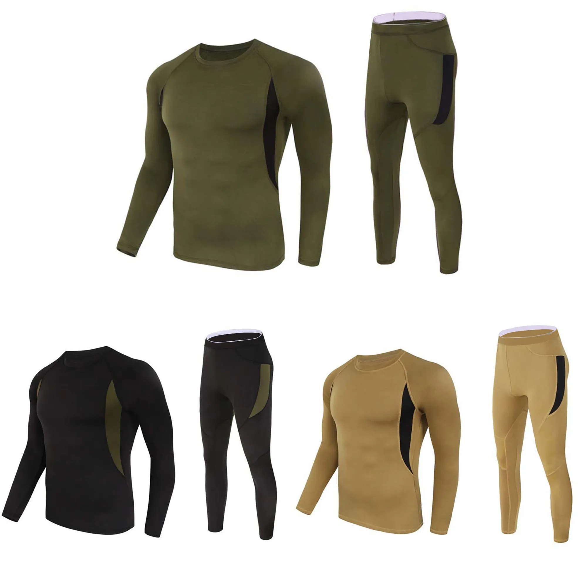 Men Base Layer Long Johns Bottom 3