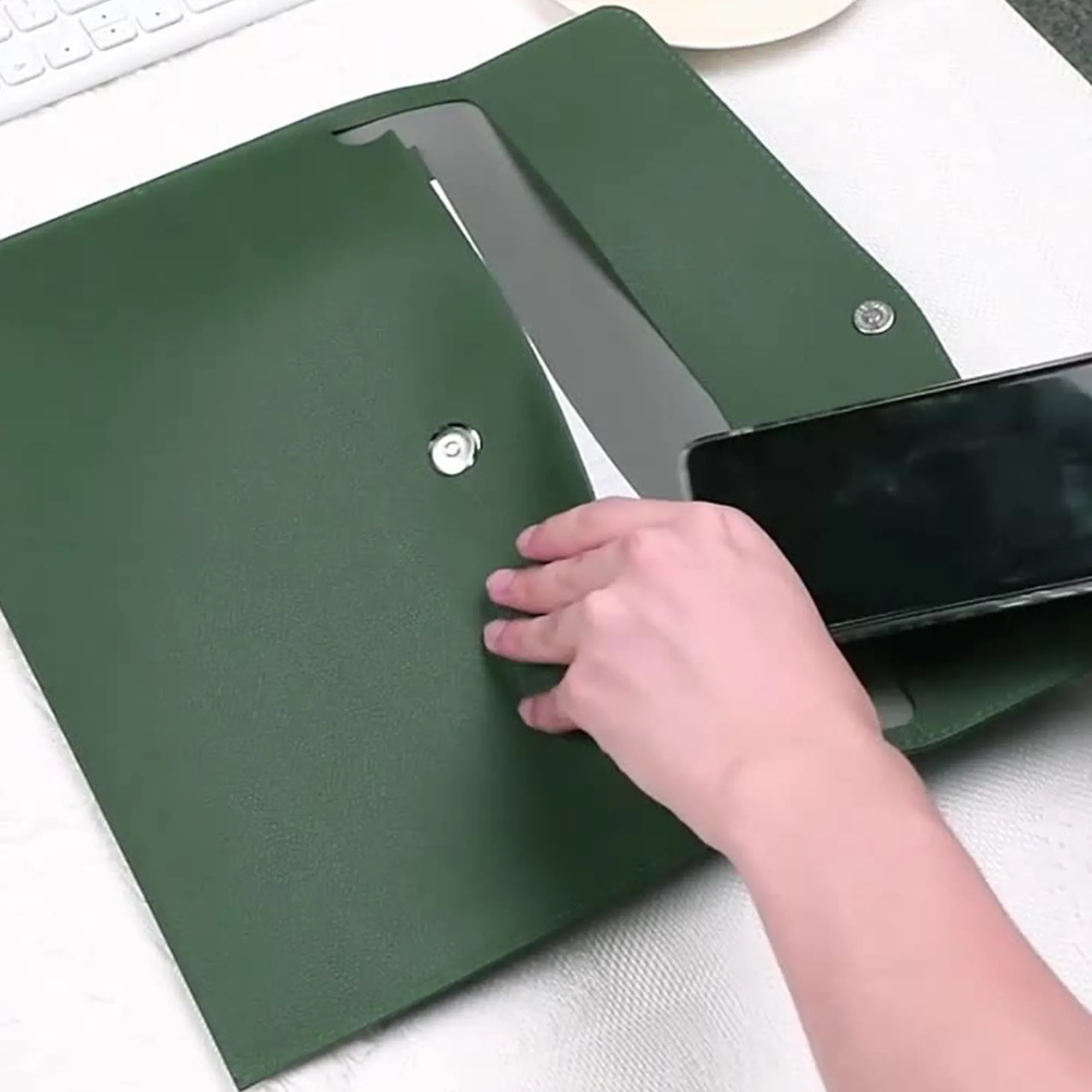 Leather Business Document Holder Free Shipping 11