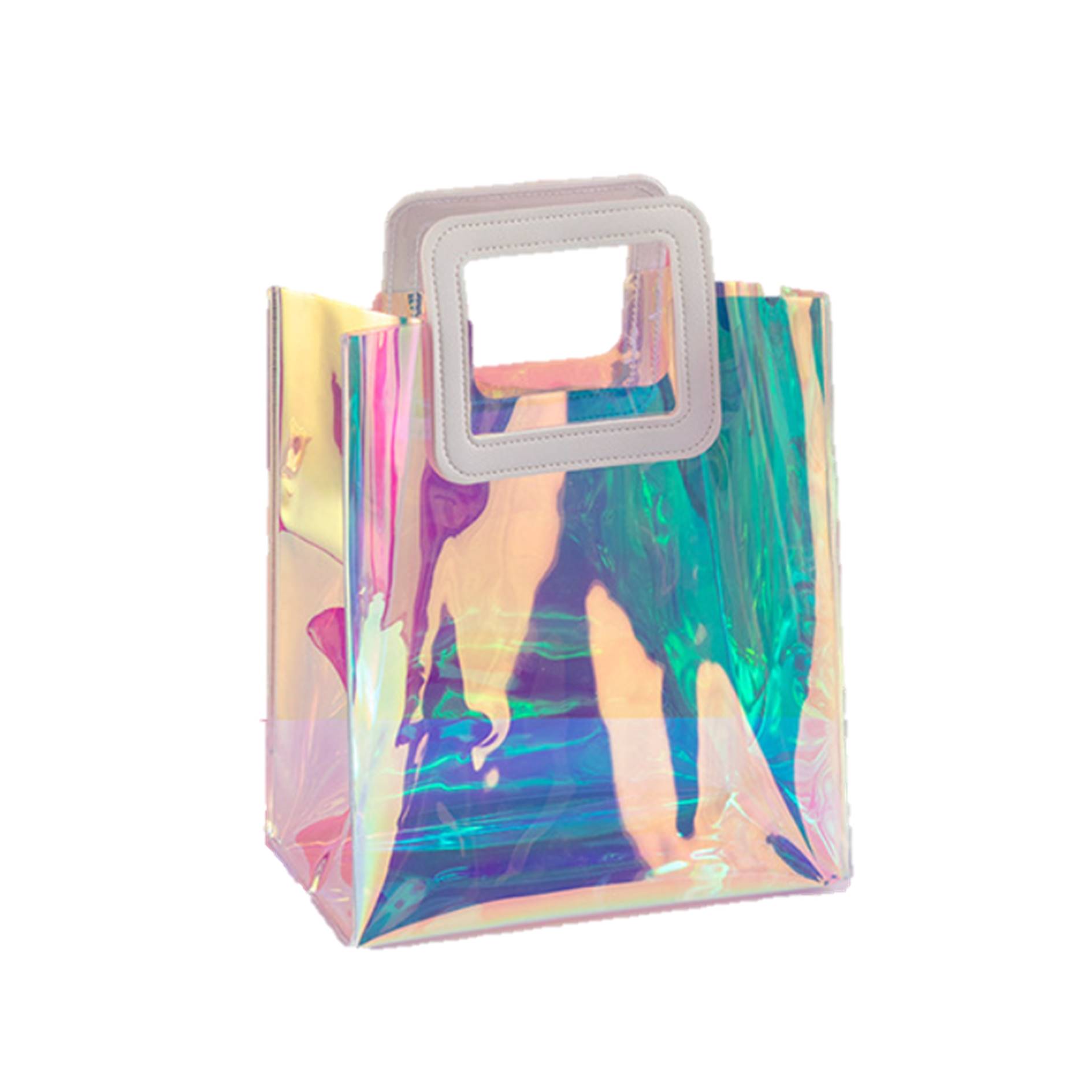 Clear Iridescent Reusable Gift Bag 3