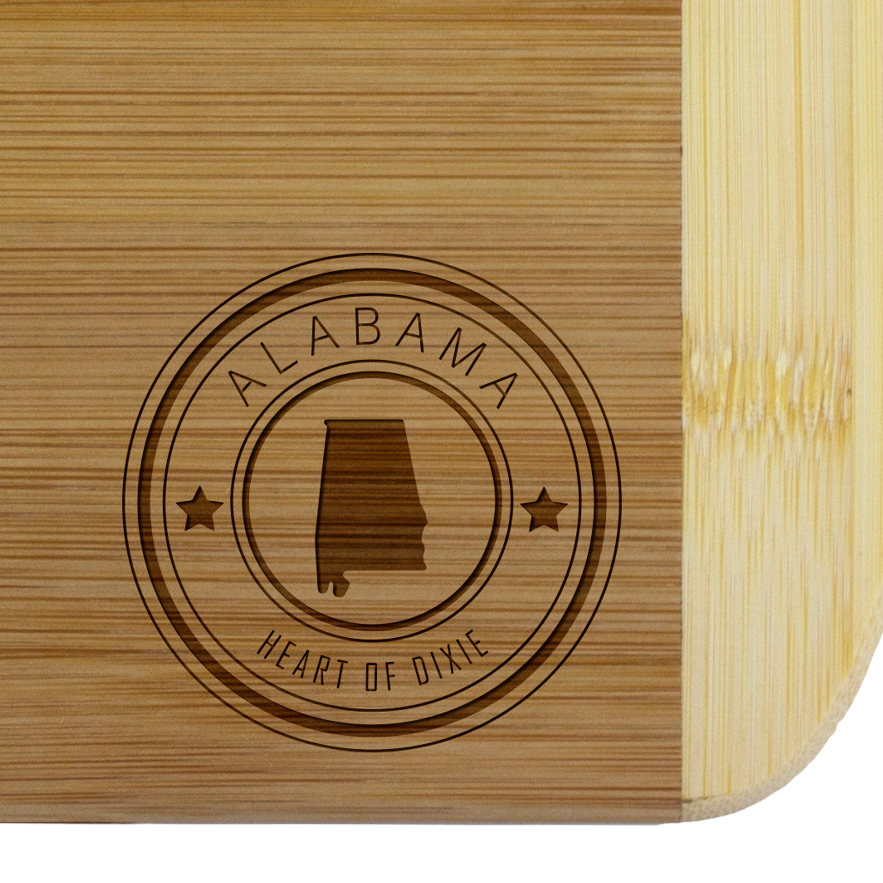 Alabama State Stamp 2-Tone 11" Cutting Board 3