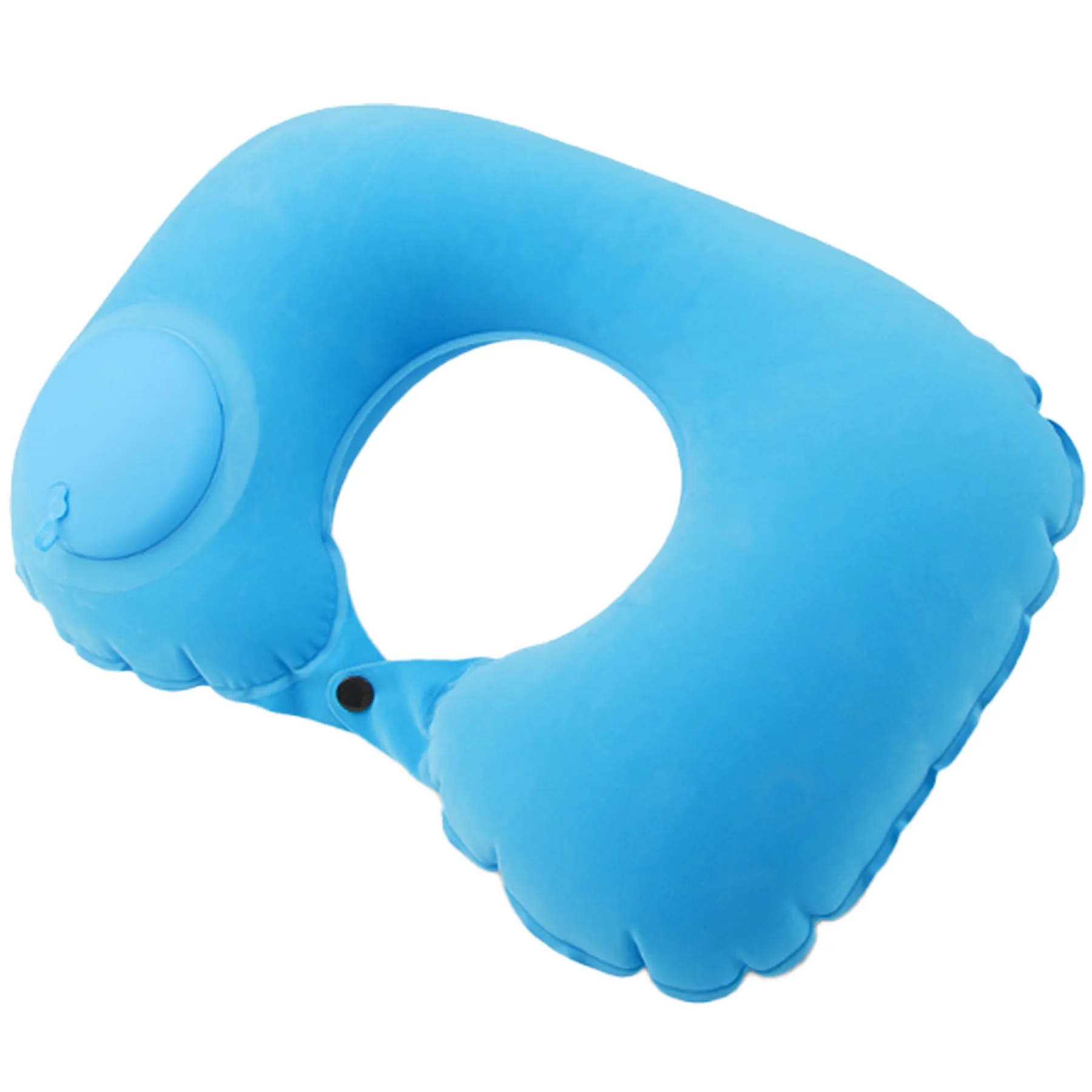 Flocking Inflatable U-shaped PillowPress Portable 4