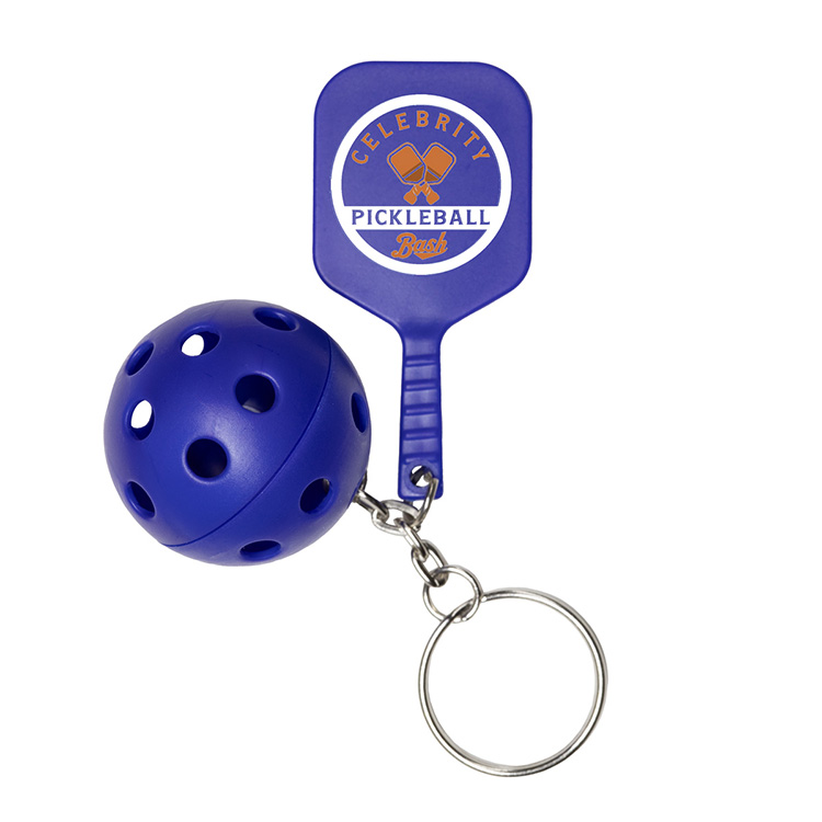 "PICKLE PADDLE" Pickle Ball Keychain 2