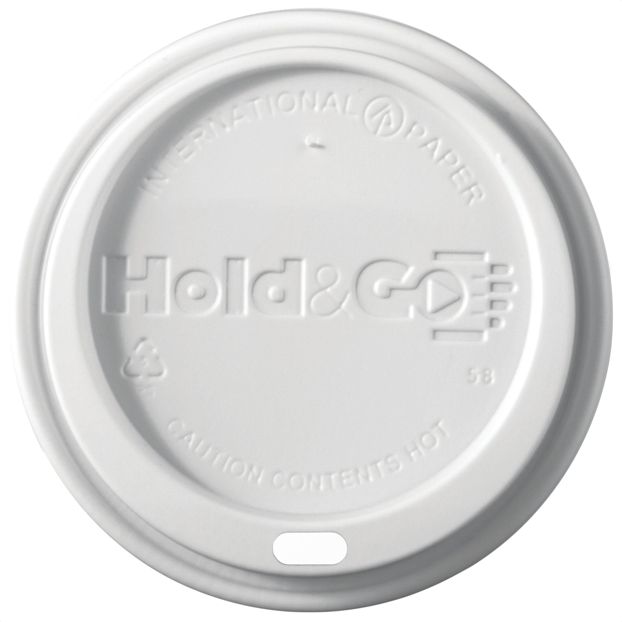 12/16/20 oz Paper Cup Insulated Domed Lid White 2