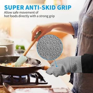 Glove Silicone Oven Mitt 2